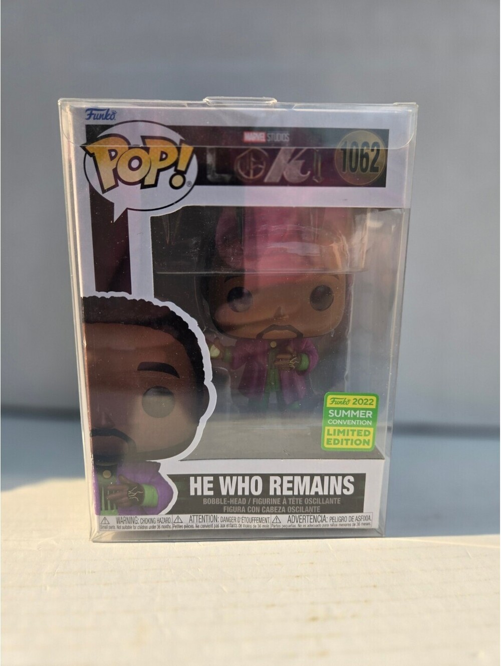 Funko Pop! Marvel Studios Loki He Who Remains #1062 Summer Convention Limited Ed